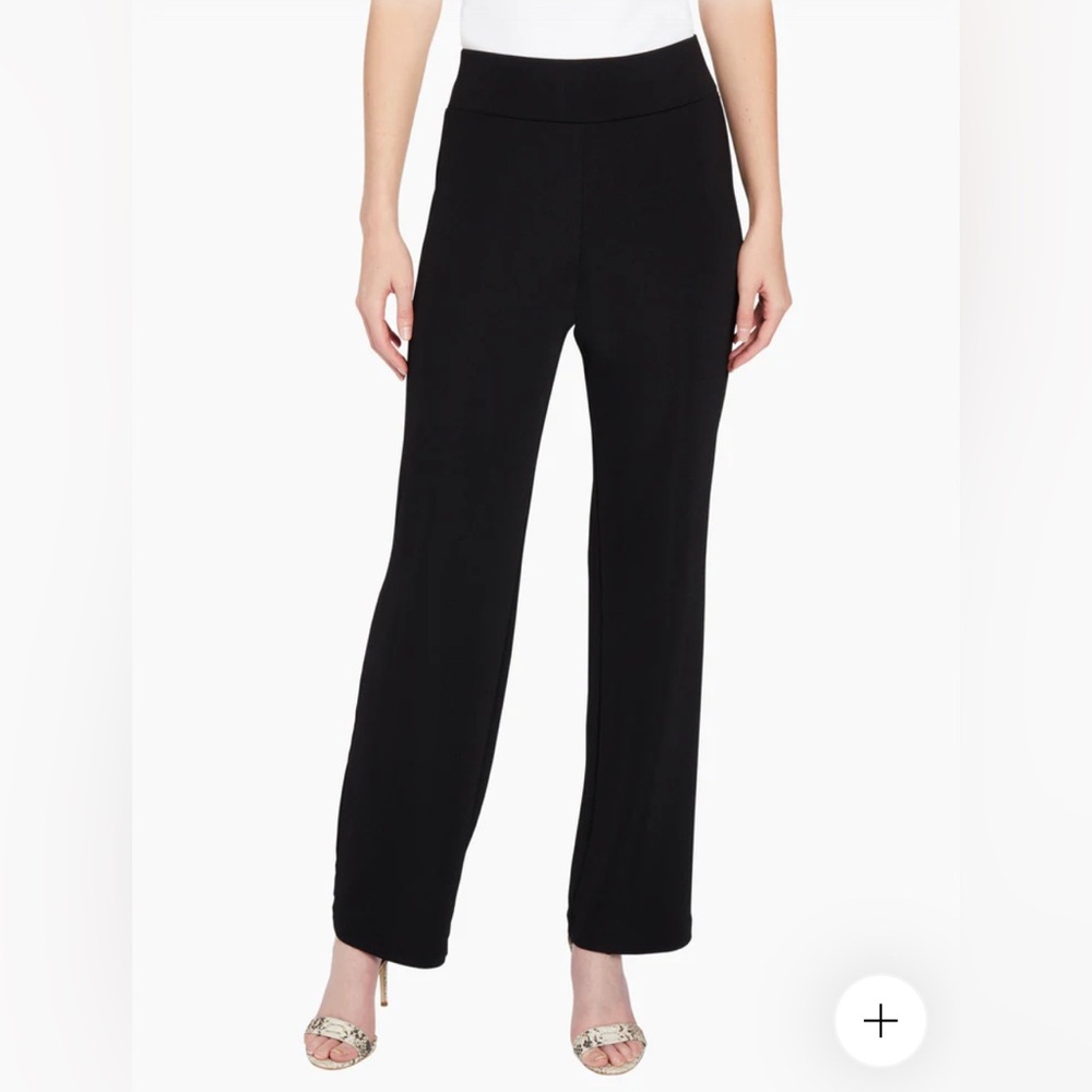 Jones New York Pull On Straight Leg Pant Black Large